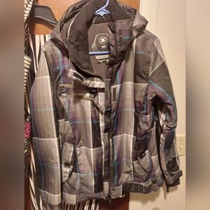 Purple/Black/Gray Ski jacket by Powder Room